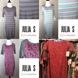 LuLaRoe 4 Small Julia Lot BNWT